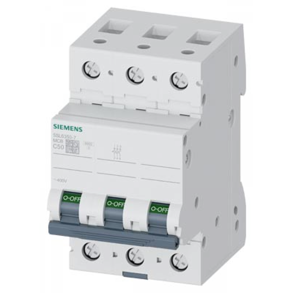 5SL6350-7 Siemens Miniature circuit breaker 400 V 6kA, 3-pol - 5SL6350 ...